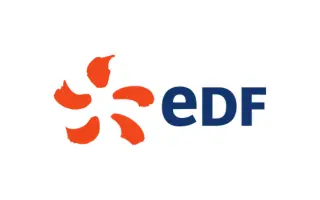 Logo EDF qui a organisé son événement chez Eventify au Luxembourg